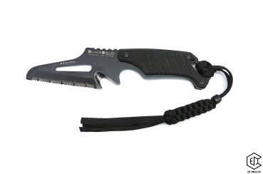 Preview: Kleines Keckknife Rettungsmesser mit Kunststoffscheide